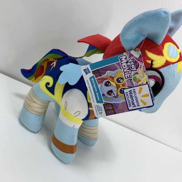 My Little Pony Movie Rainbow Dash Pirate Pony Soft Plush 10" Exclusive Stuffed - Picture 3 of 6